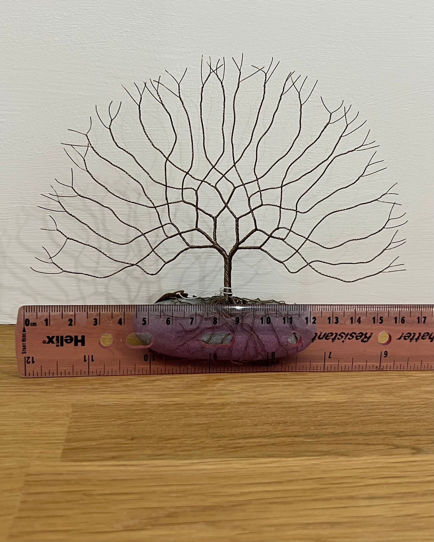 Celtic Tree of Life Sculpture - Gunmetal on Pebble - Medium