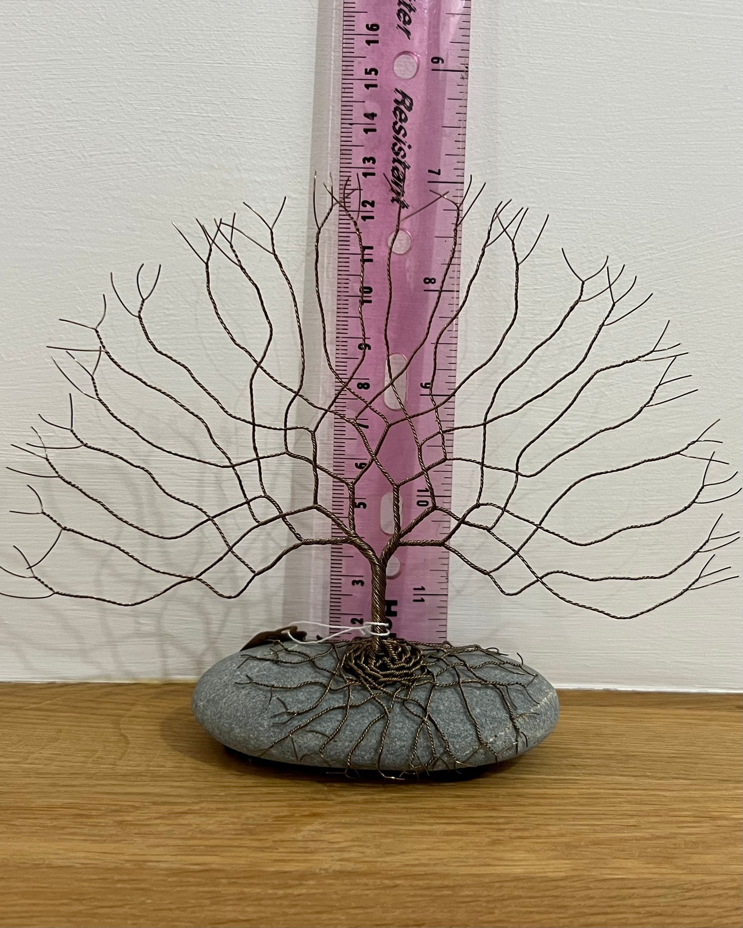 Celtic Tree of Life Sculpture - Gunmetal on Pebble - Medium