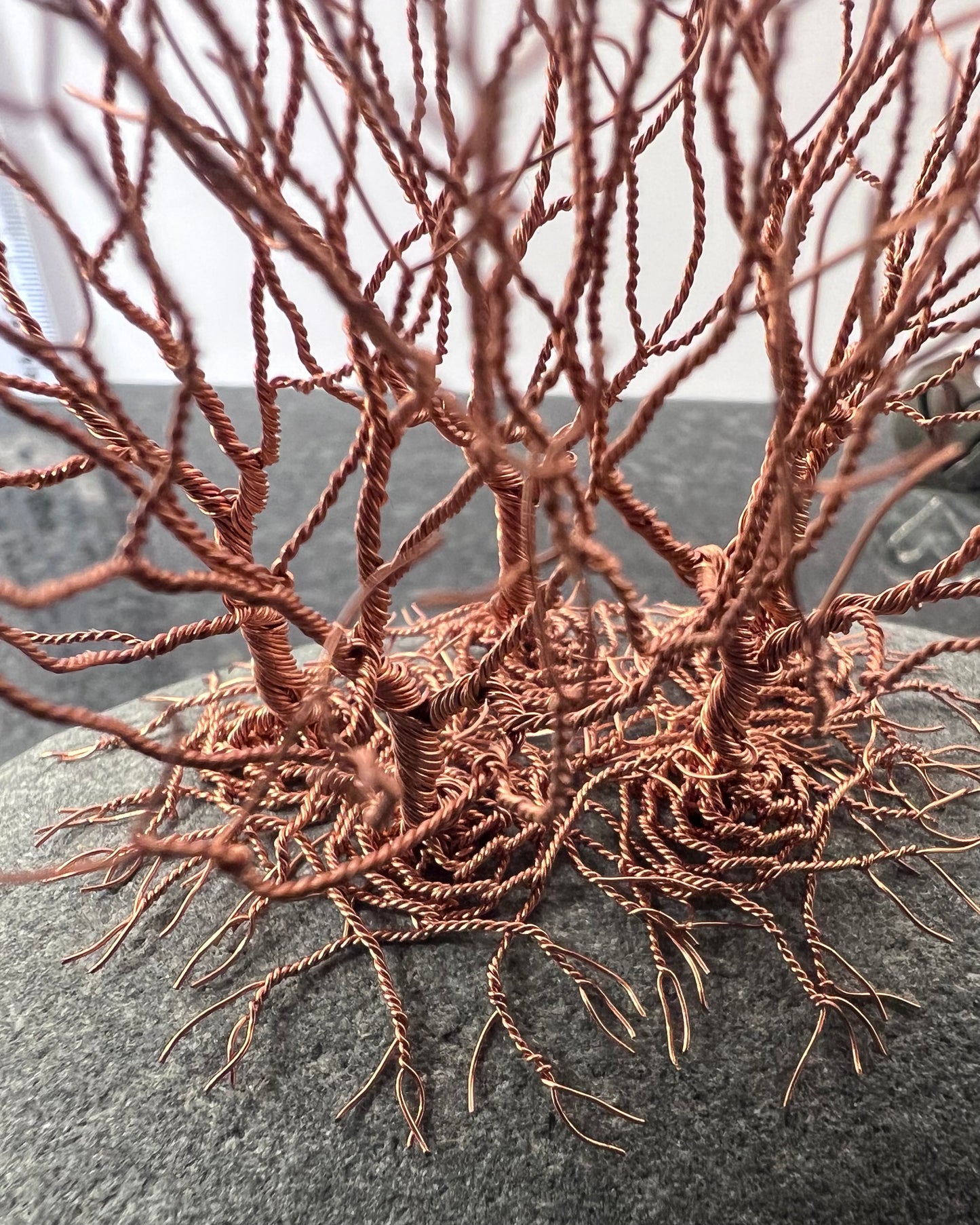 Nearly Home/Nearly There Sculpture - Copper on Pebble - Small