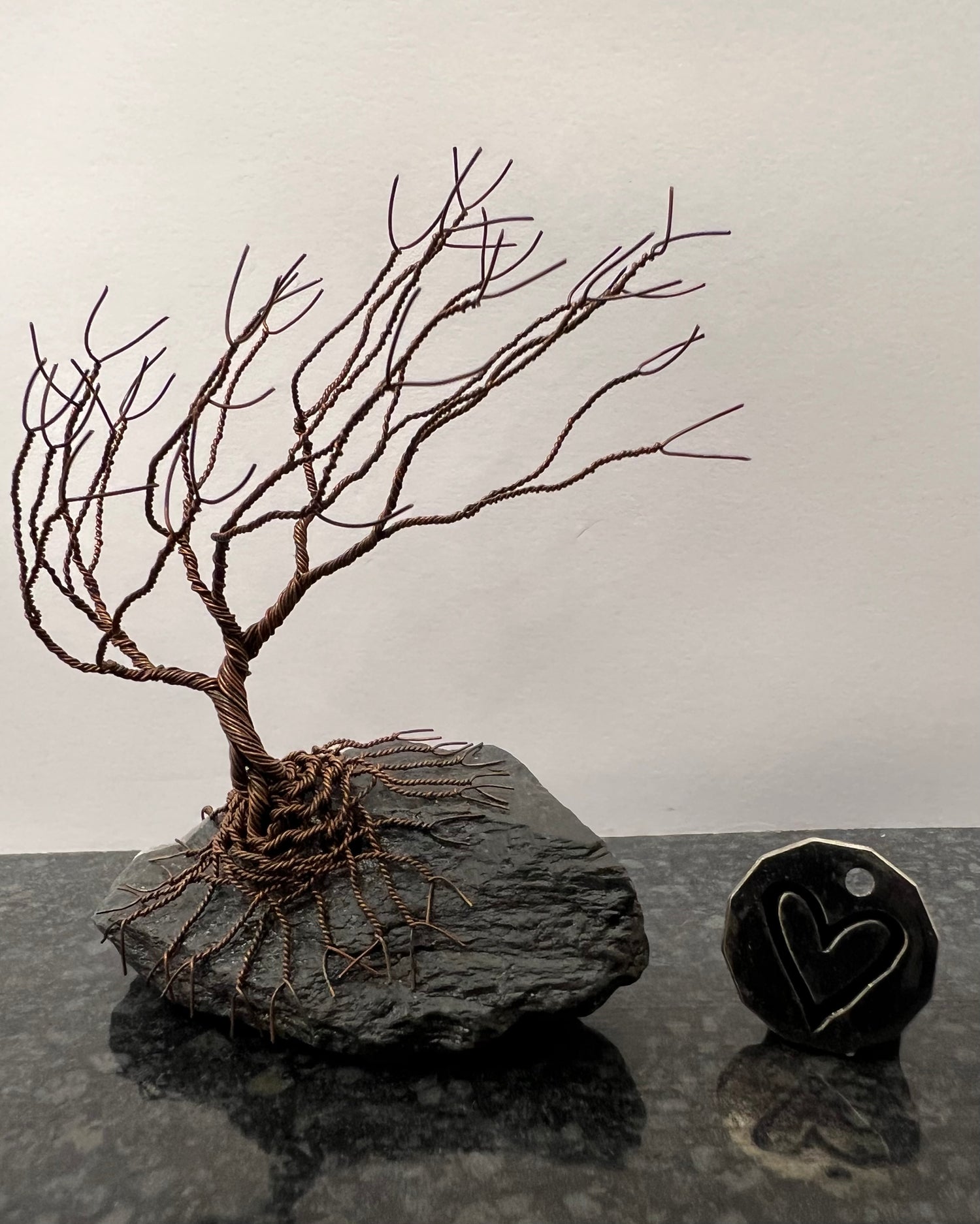 Windswept trees